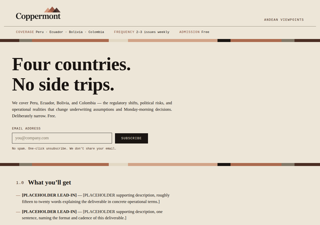 Top fold of the Sonnet Viewpoints version.
